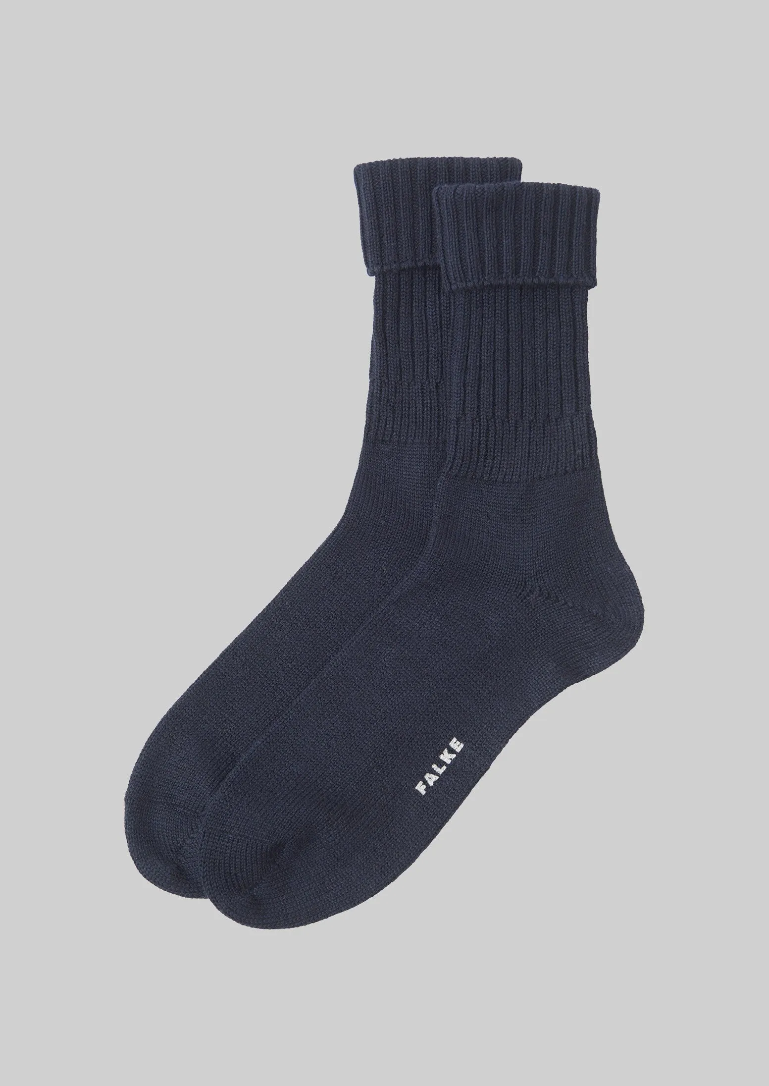 Falke Striggings Chunky Socks | Navy sold by TOAST
