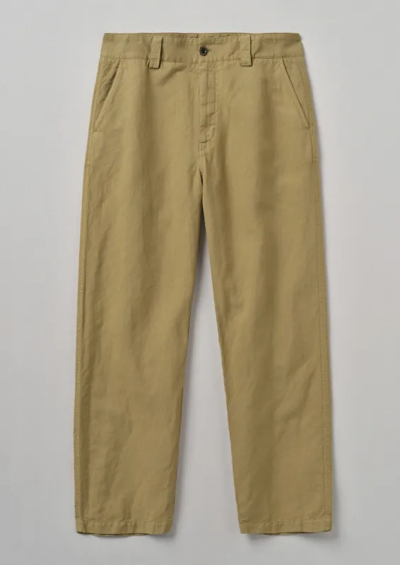 Rory Straight Leg Trousers | Drift Wood sold by TOAST
