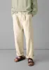 Bill Cotton Wide Leg Trousers | Stone sold by TOAST