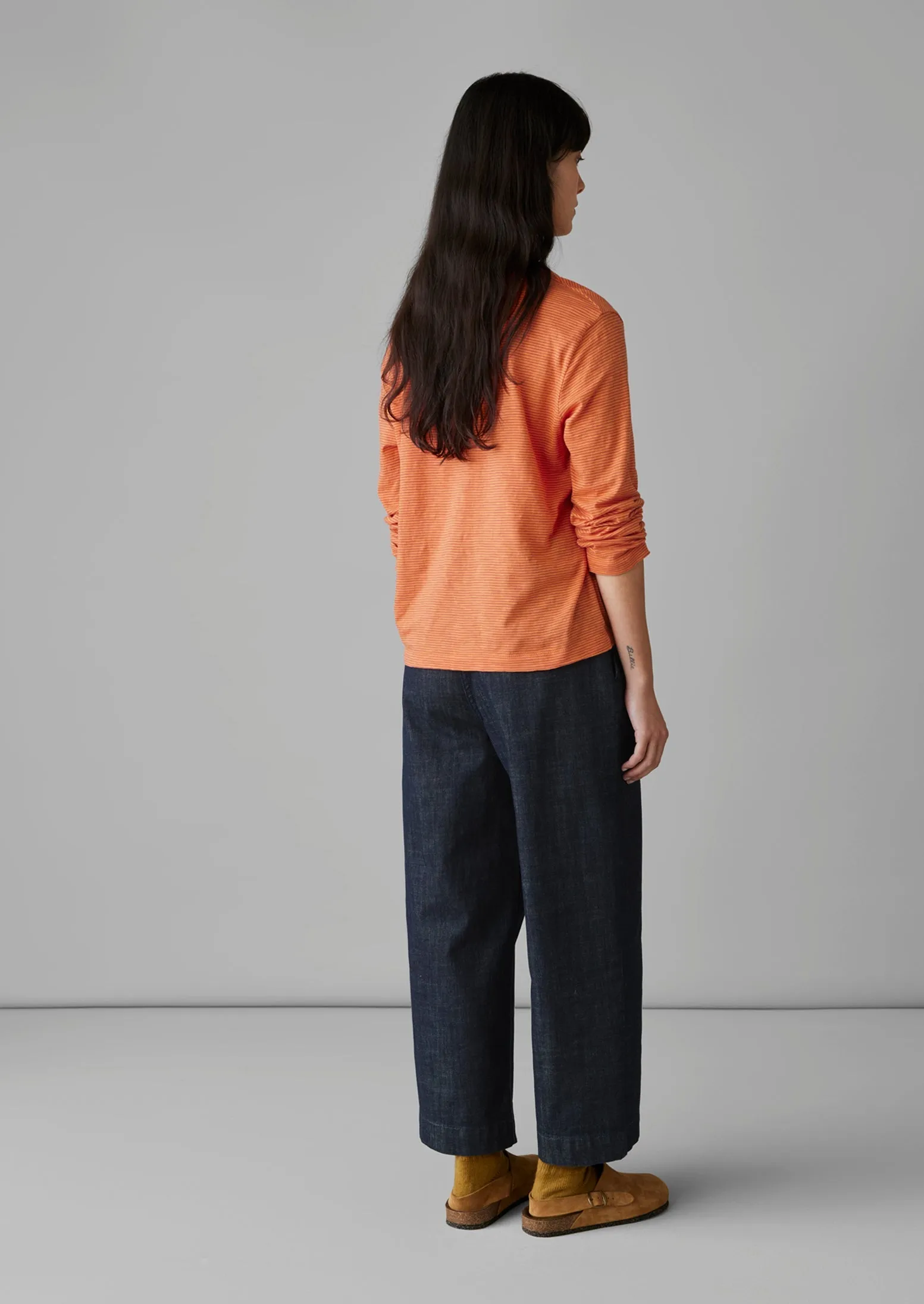 Patch Pocket Organic Cotton Tee | Coral sold by TOAST product image thumbnail 5