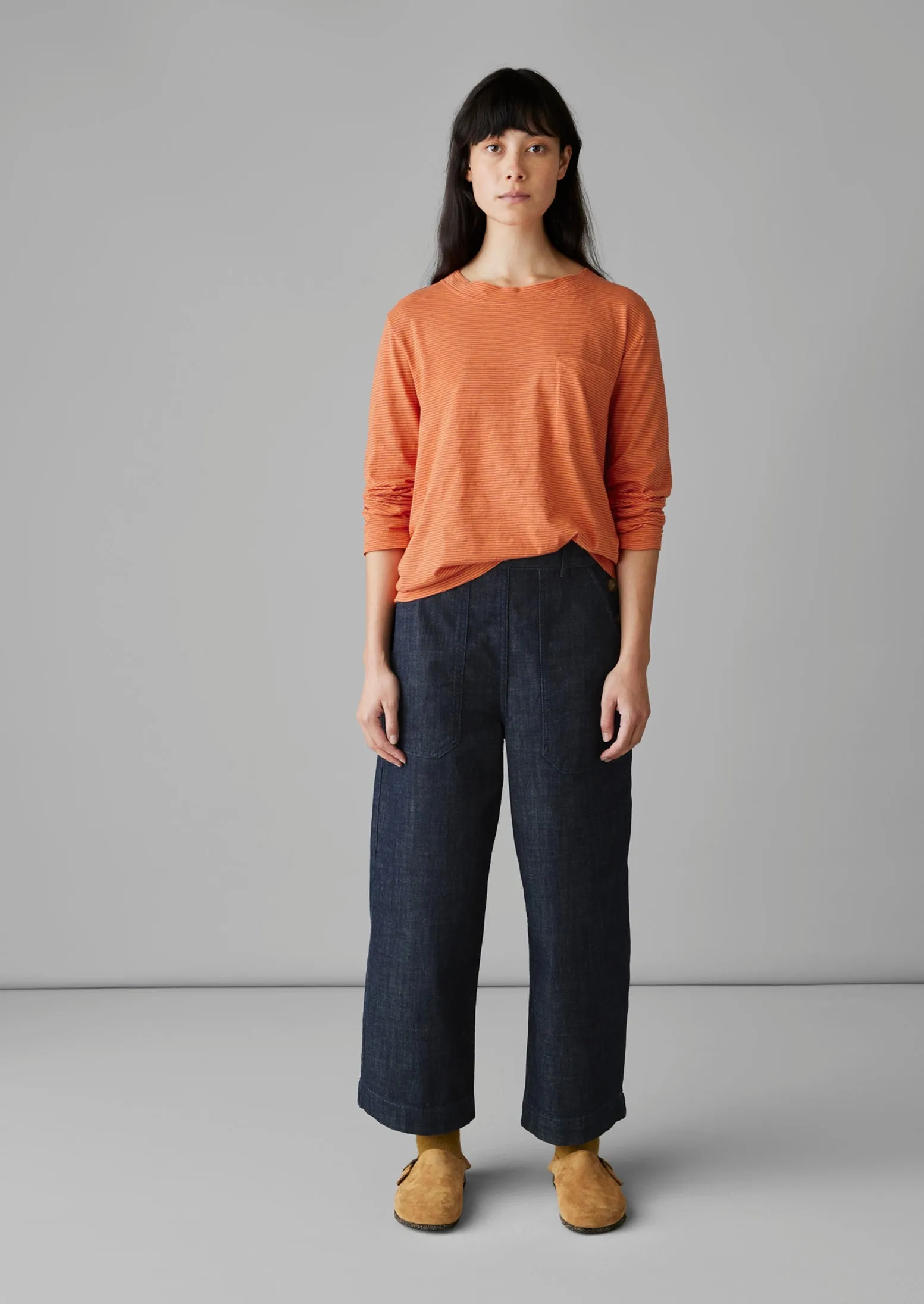 Patch Pocket Organic Cotton Tee | Coral sold by TOAST product image thumbnail 3