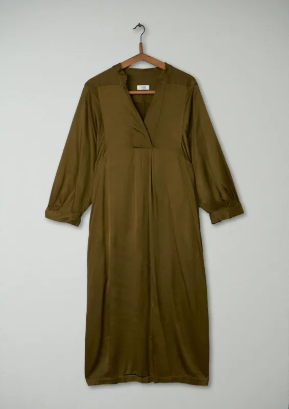 Reworn Seersucker Tunic Dress Size 10 (370) | Peat sold by TOAST