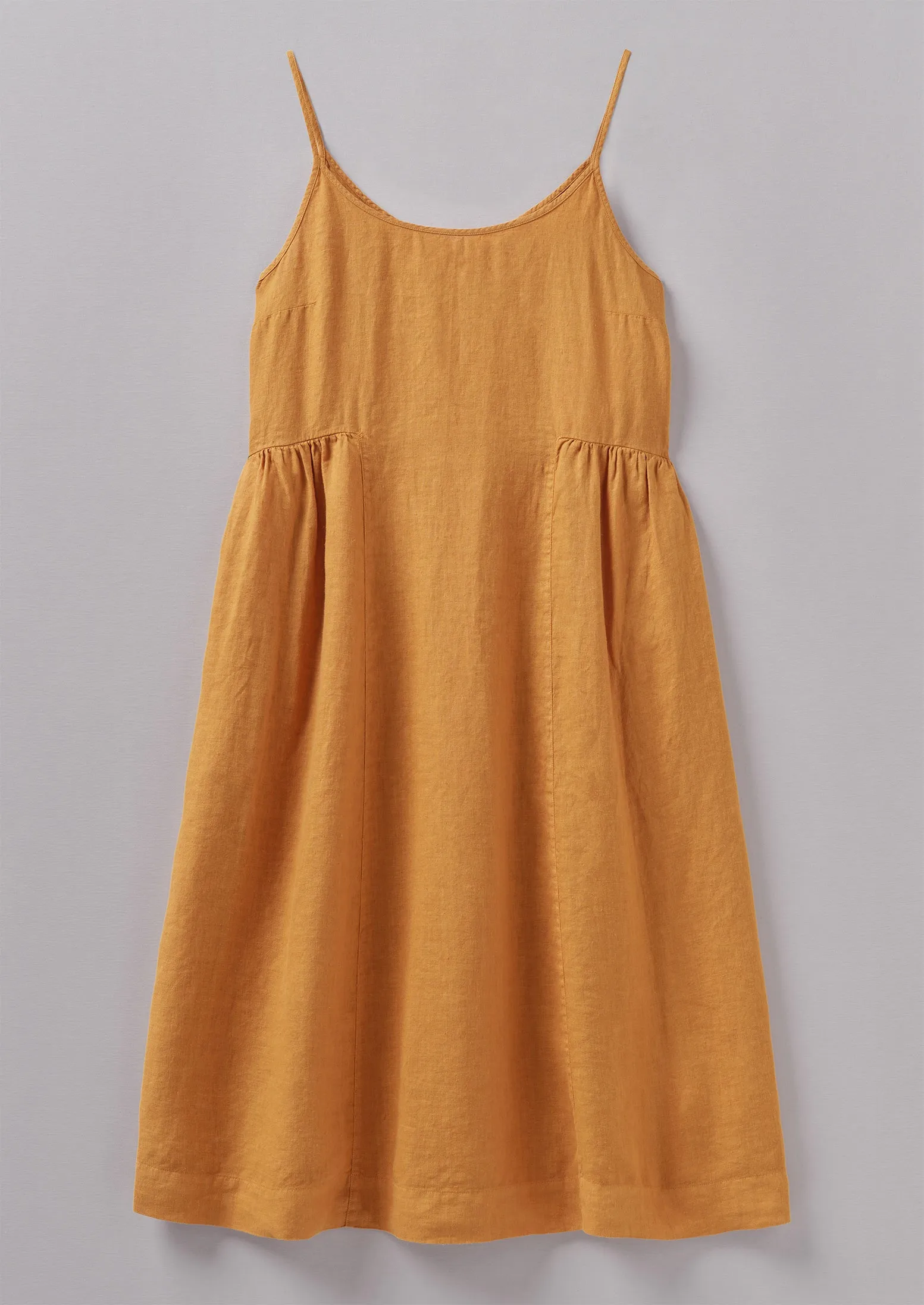 Garment Dyed Lightweight Linen Lounge Dress | Amber sold by TOAST