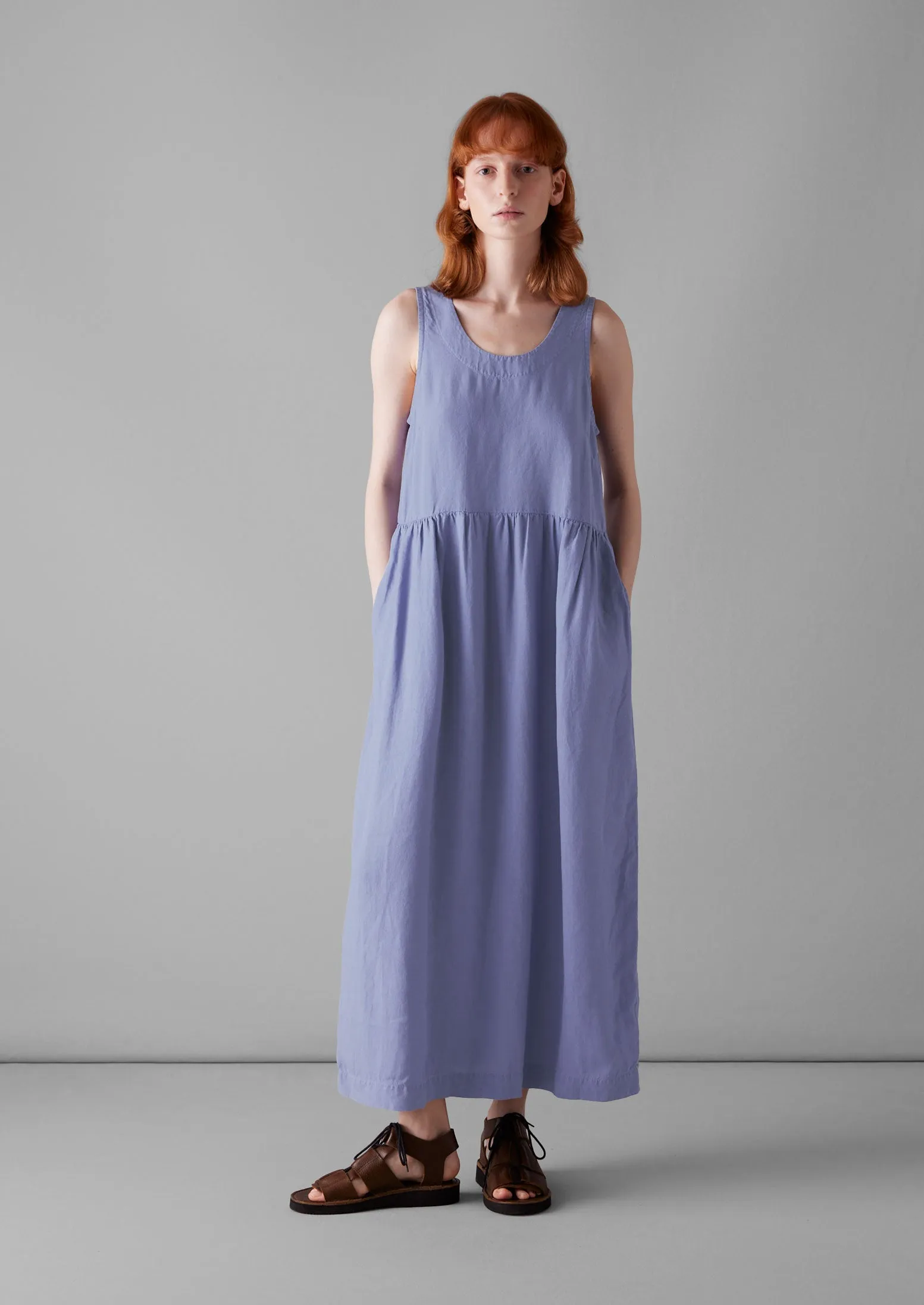Scoop Neck Garment Dyed Dress | Iris sold by TOAST product image thumbnail 2