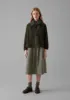 Franca Cotton Gingham Seersucker Dress | Olive Green sold by TOAST