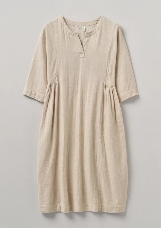 Soft Double Cotton Nightdress | Sand sold by TOAST
