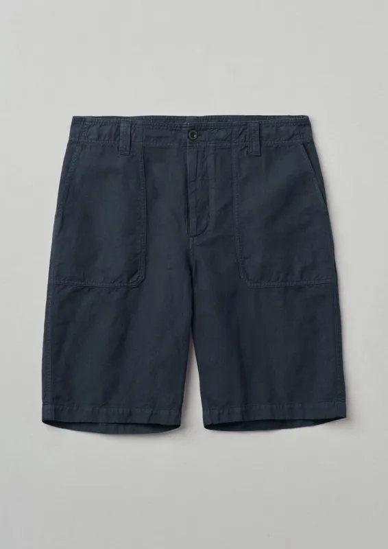 Archie Garment Dyed Shorts | Slate sold by TOAST