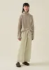 Organic Cord Pull On Trousers | Limestone sold by TOAST