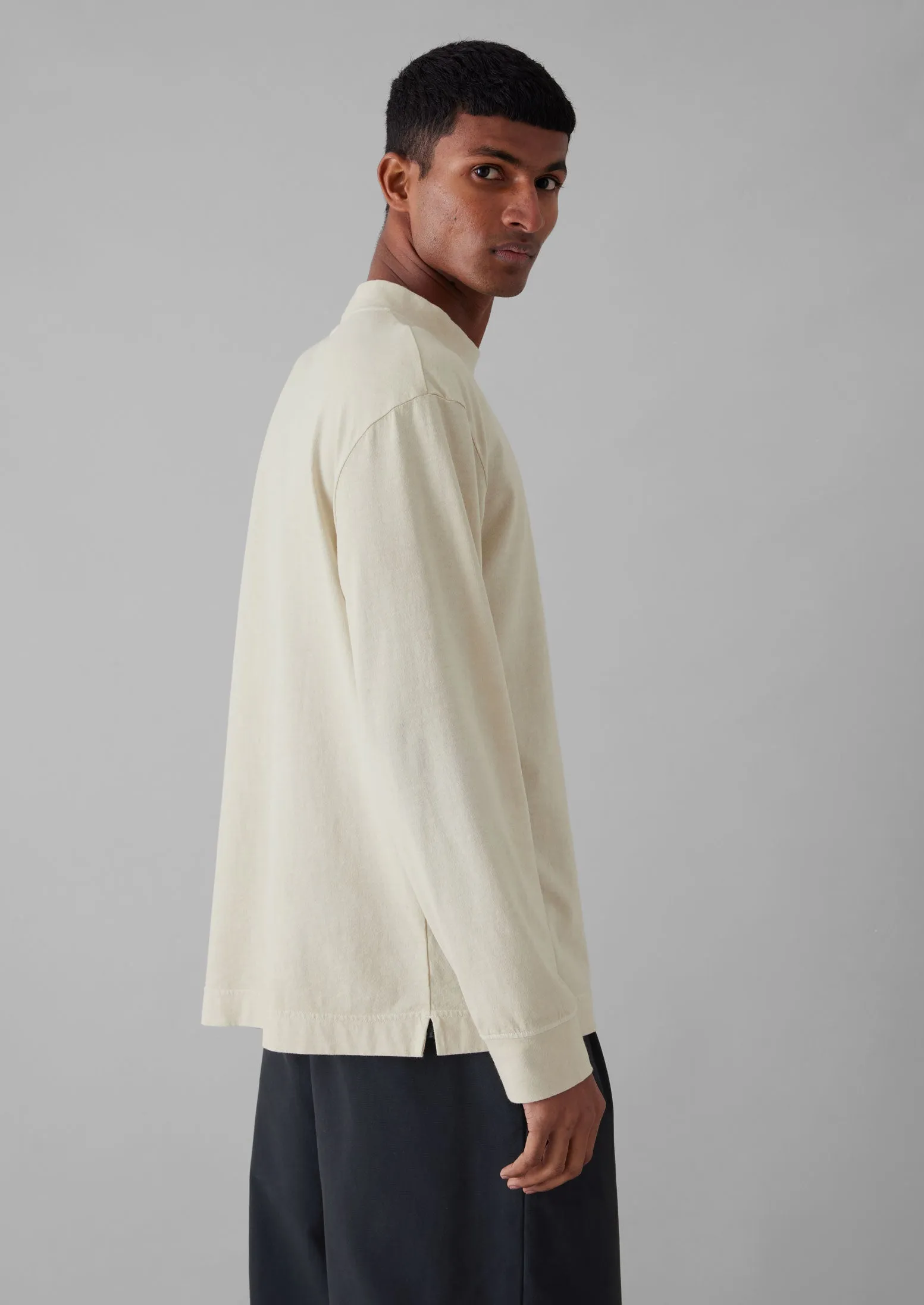 Garment Dyed Cotton Long Sleeve Tee | Soya sold by TOAST product image thumbnail 3
