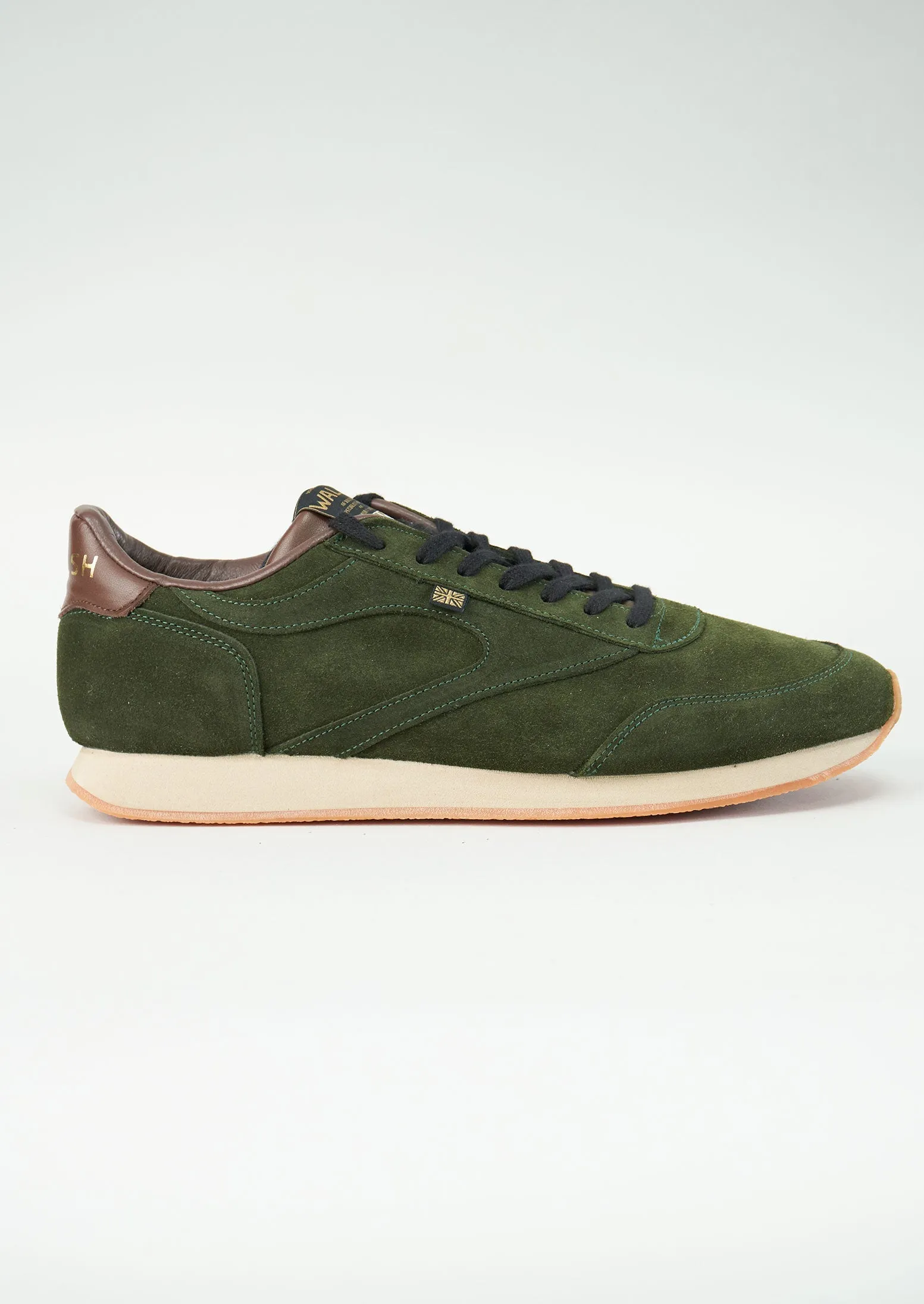 Reworn Norman Walsh Suede Trainers Size 10 (003) | Khaki sold by TOAST product image thumbnail 2