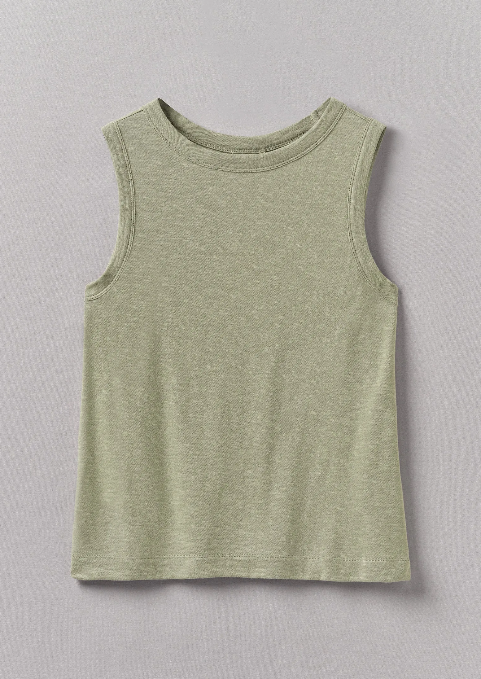 Garment Dyed Organic Cotton Tank Top | Celadon Green sold by TOAST