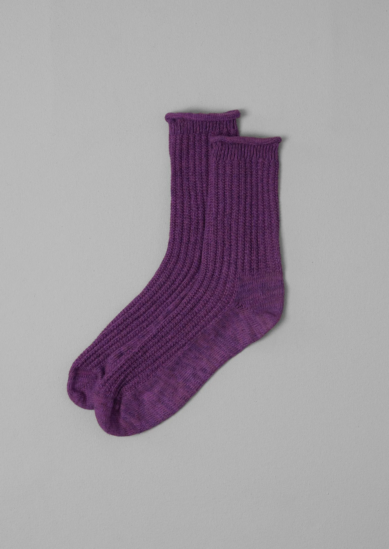 Cotton Marl Socks | Amethyst sold by TOAST