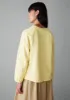 Cotton Jersey Raglan Sweatshirt | Yellow sold by TOAST