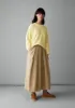 Cotton Jersey Raglan Sweatshirt | Yellow sold by TOAST