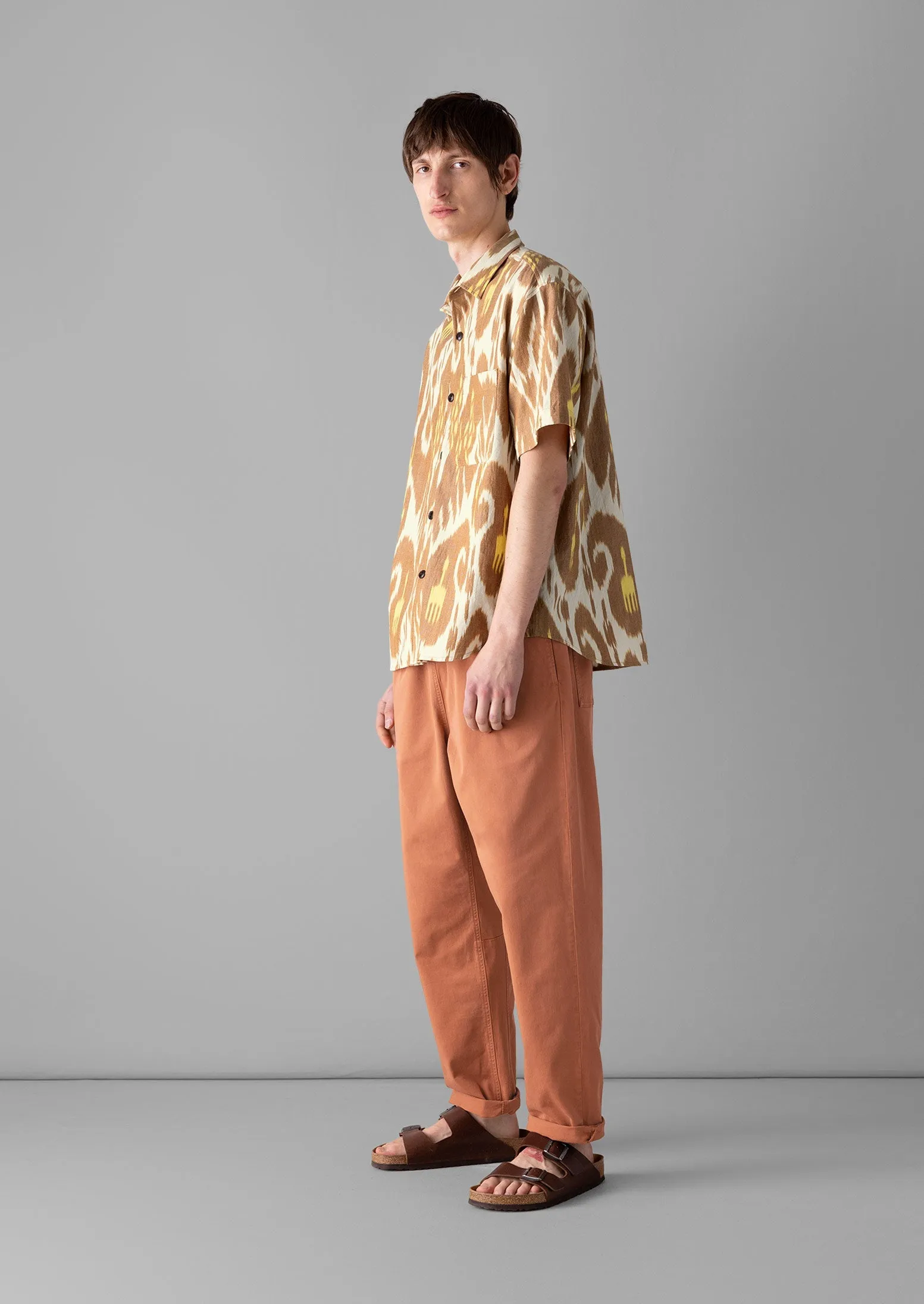 Alfie Cotton Twill Trousers | Washed Copper sold by TOAST product image thumbnail 3