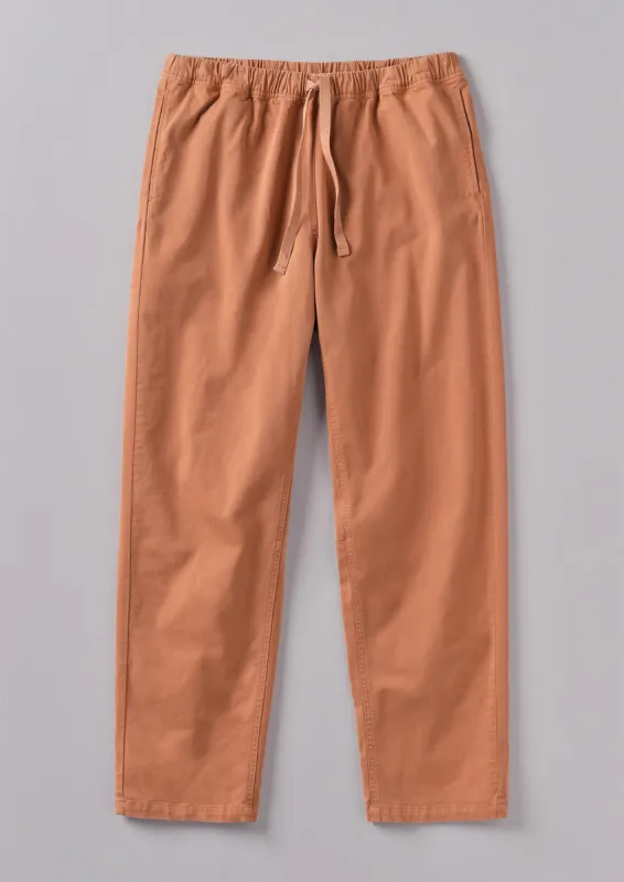 Alfie Cotton Twill Trousers | Washed Copper sold by TOAST