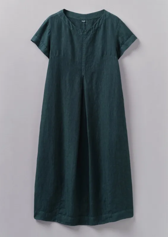 Rounded Garment Dyed Linen Dress | Puck sold by TOAST