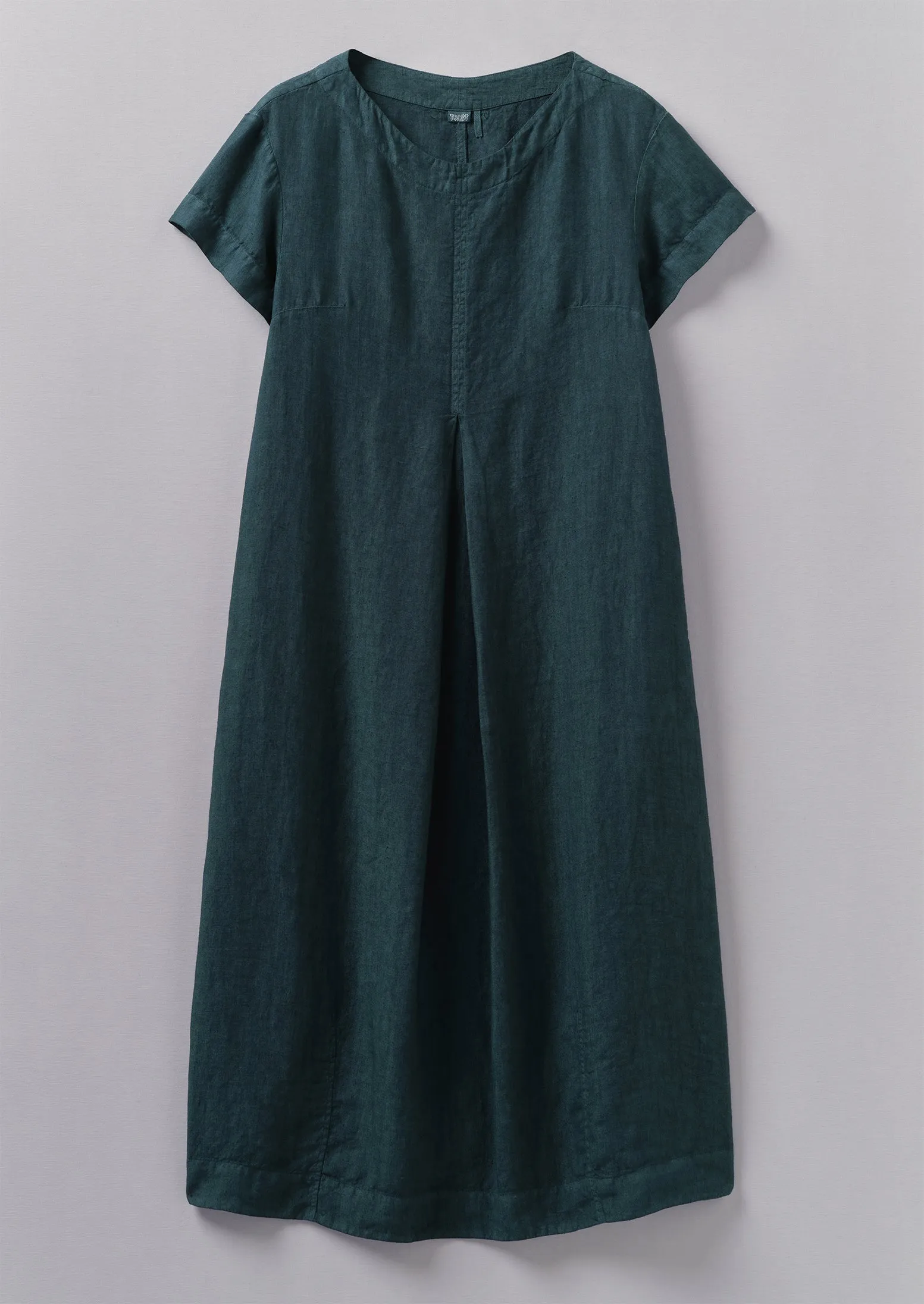 Rounded Garment Dyed Linen Dress | Puck sold by TOAST