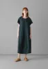 Rounded Garment Dyed Linen Dress | Puck sold by TOAST