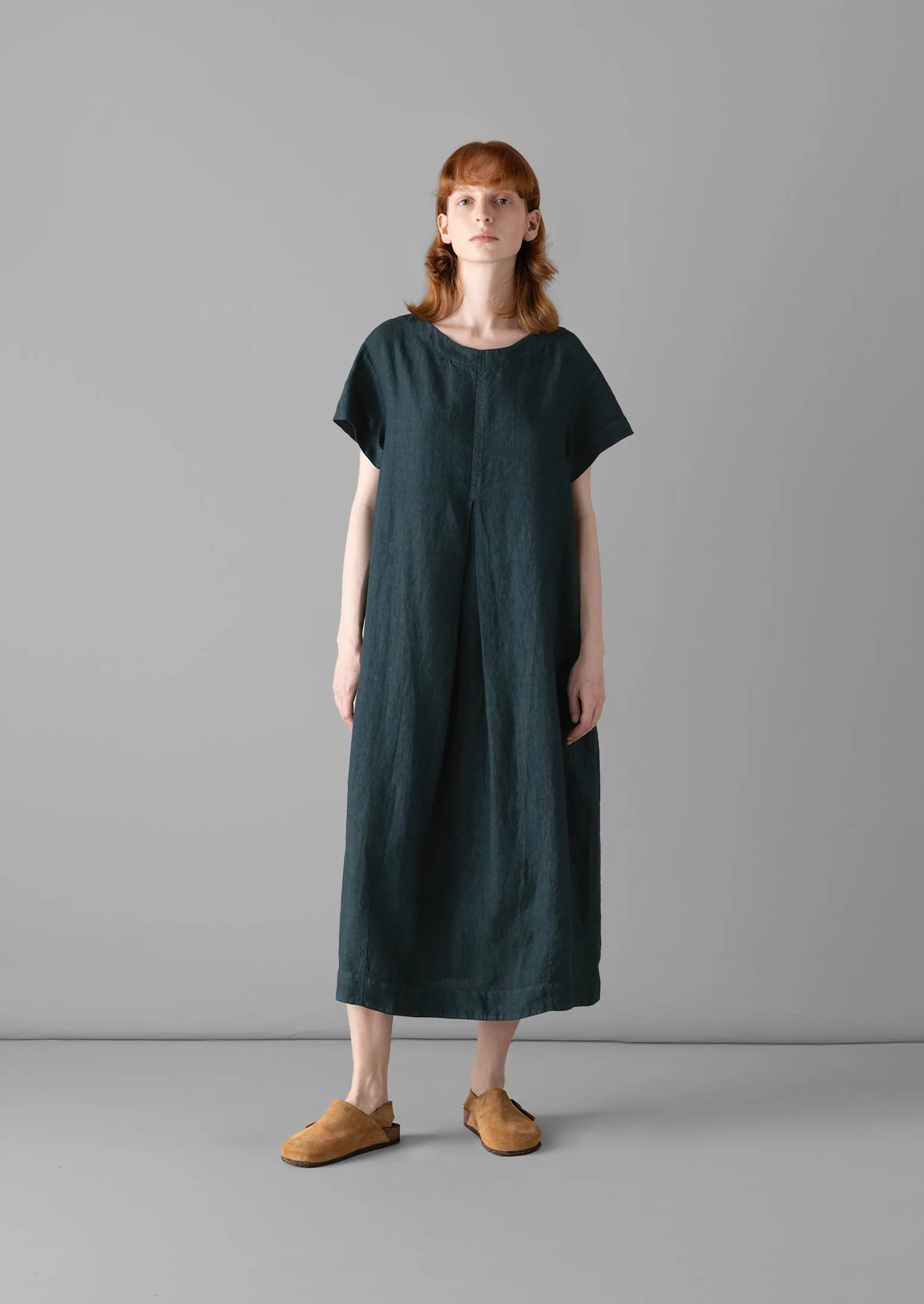 Rounded Garment Dyed Linen Dress | Puck sold by TOAST product image thumbnail 2
