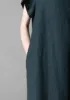 Rounded Garment Dyed Linen Dress | Puck sold by TOAST