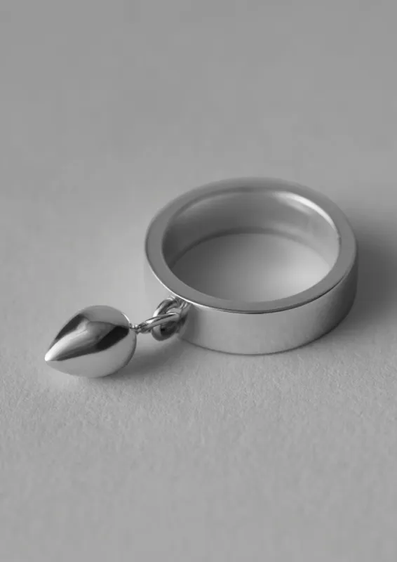 Sally Lacock Mobile Pod Ring | Silver sold by TOAST