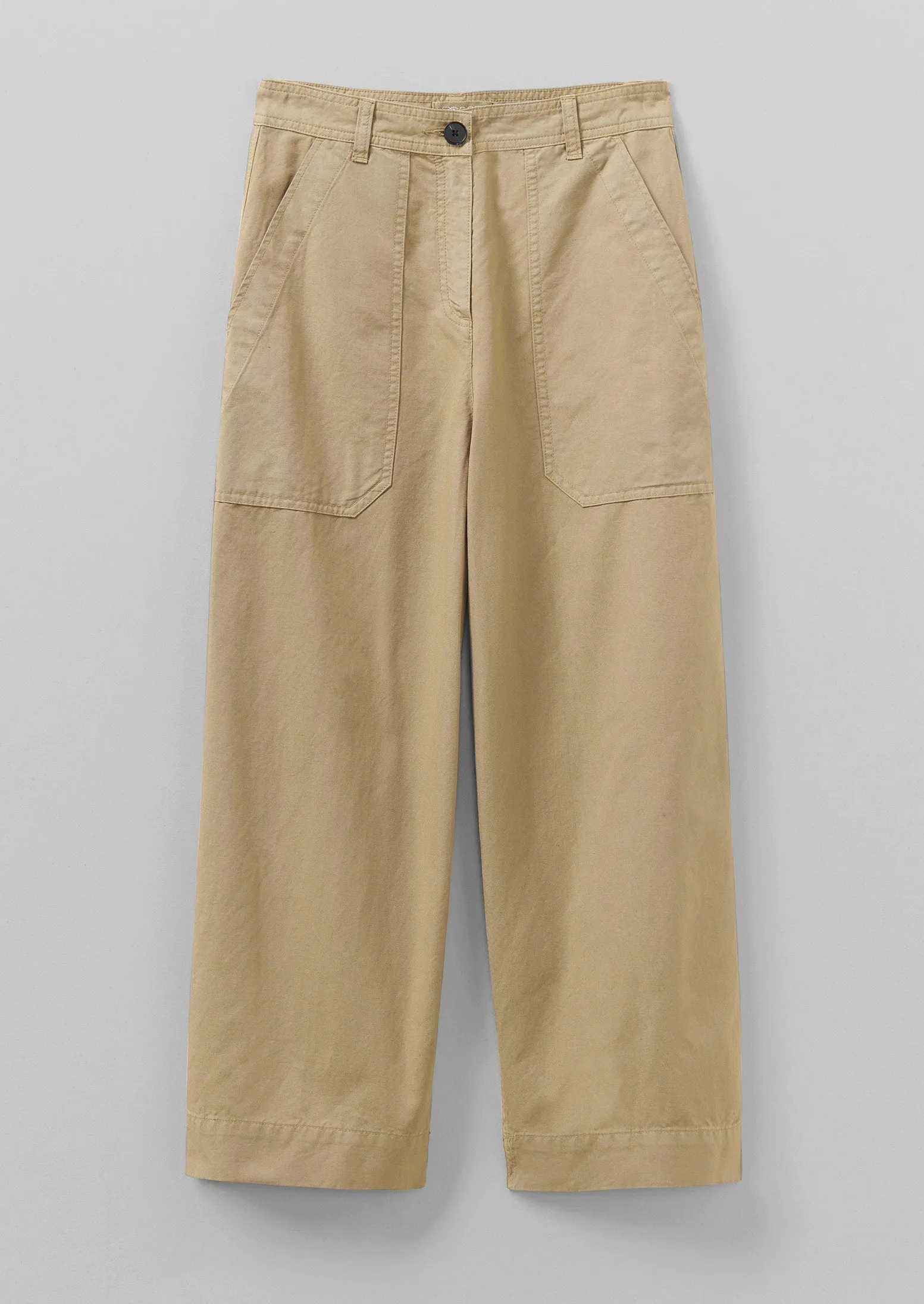 Sand Dune Cotton Linen Canvas Trousers | Sand Dune sold by TOAST