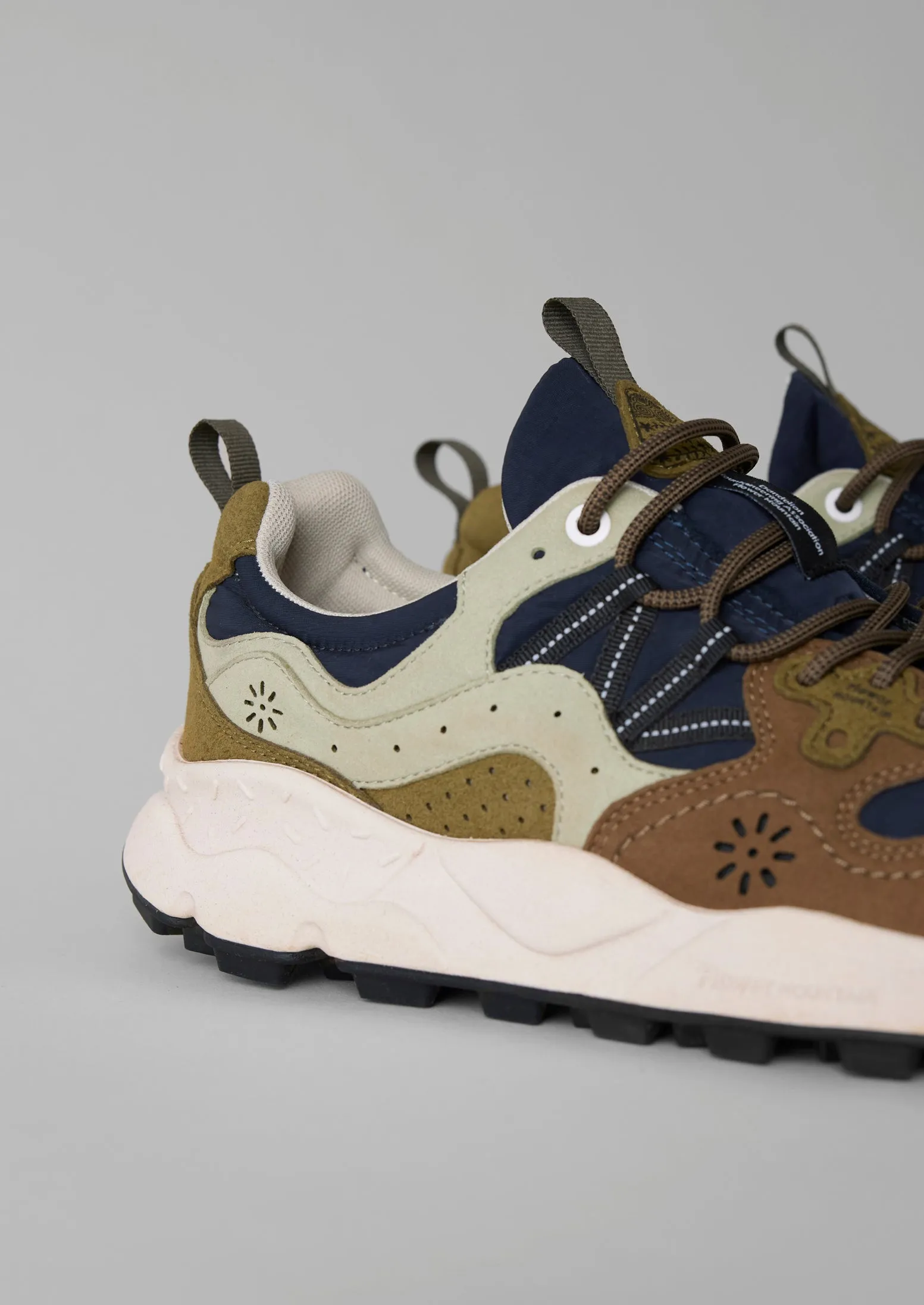 Flower Mountain Yamano Kaiso Trainers | Navy/Sage sold by TOAST product image thumbnail 4