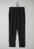 Reworn Linen Trousers Size L (232) | Washed Black sold by TOAST