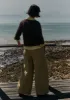 Wide Leg Cotton Trousers | Fawn sold by TOAST
