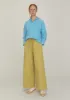 Wide Leg Cotton Trousers | Fawn sold by TOAST