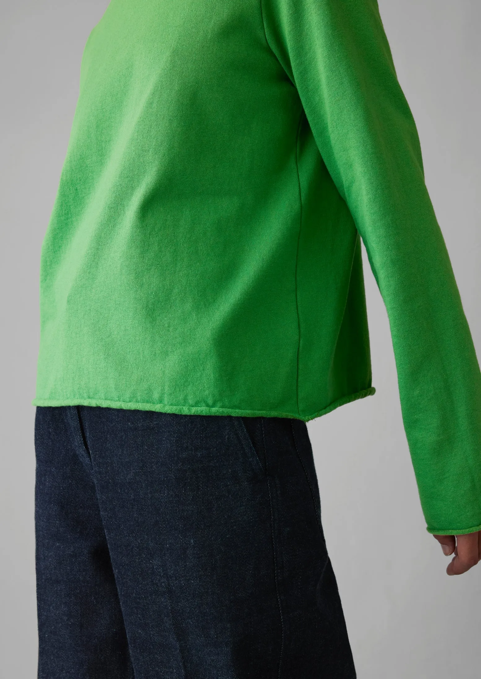 Heavy Cotton Rolled Edge Tee | Garden Green sold by TOAST product image thumbnail 4