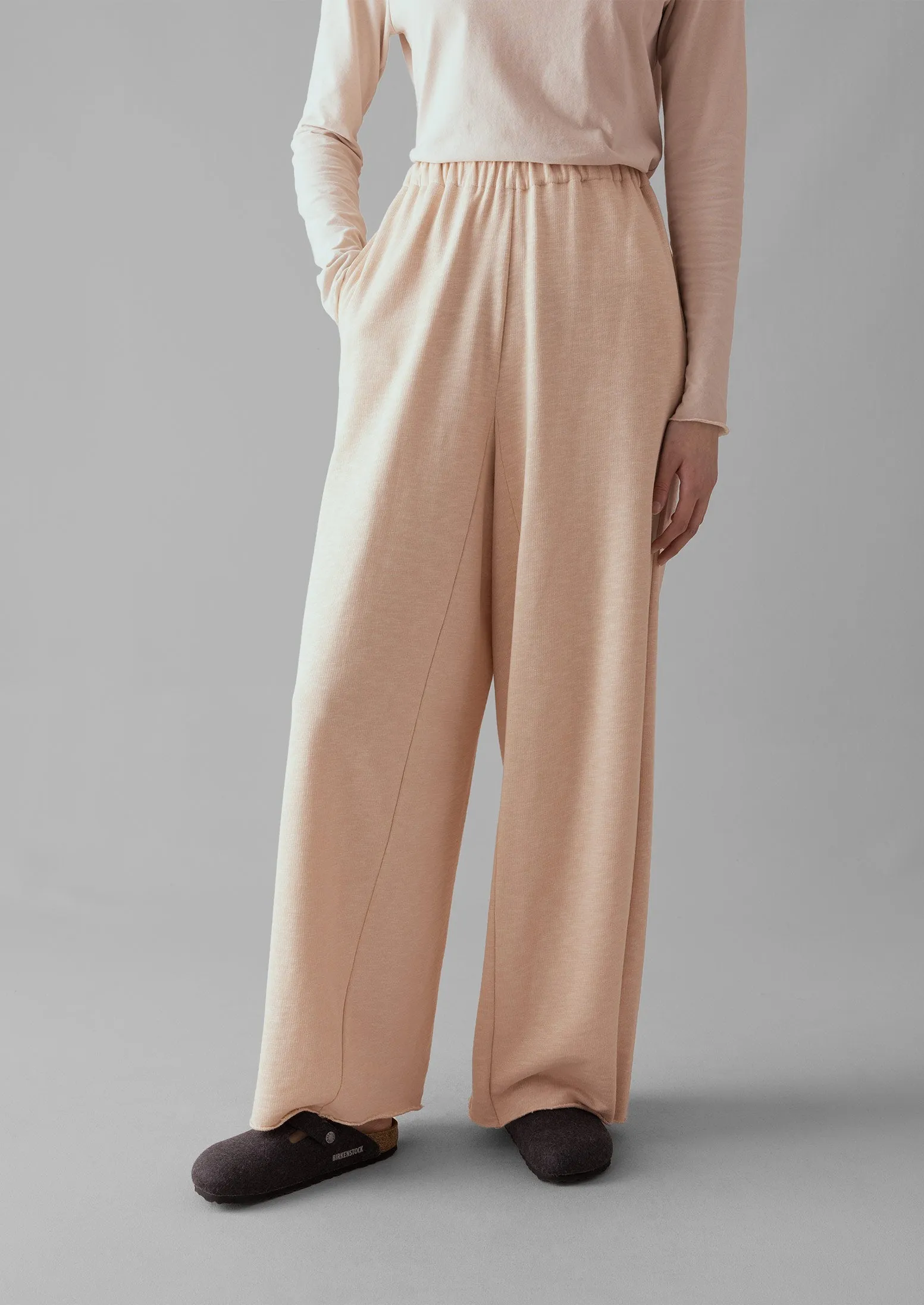 Loop Back Jersey Wide Leg Trousers | Shell sold by TOAST product image thumbnail 3