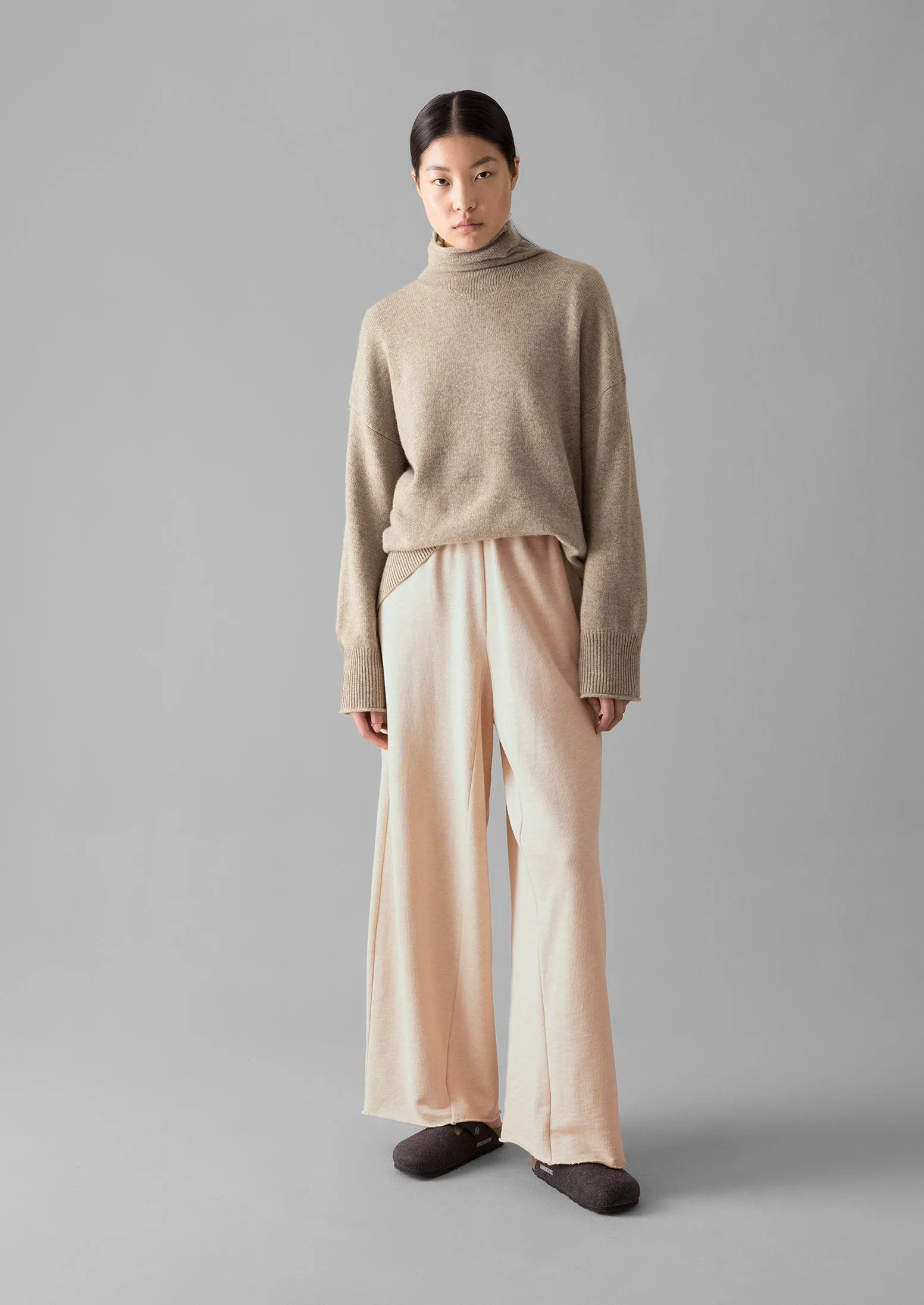 Loop Back Jersey Wide Leg Trousers | Shell sold by TOAST product image thumbnail 4