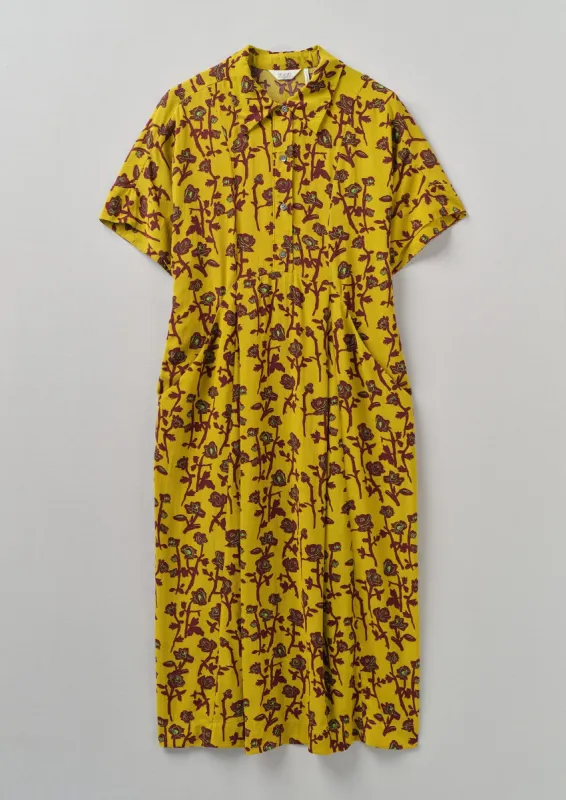 Bryn Scenery Print Crepe Dress | Pomelo sold by TOAST
