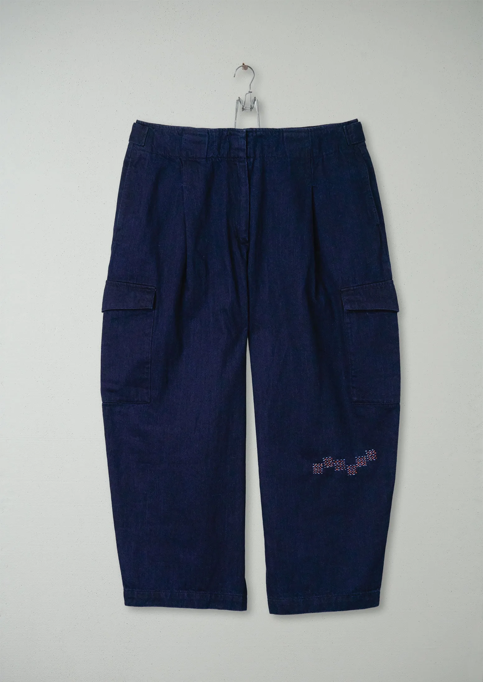 Renewed Mid Weight Kuroke Trousers Size 18 (48) | Indigo sold by TOAST