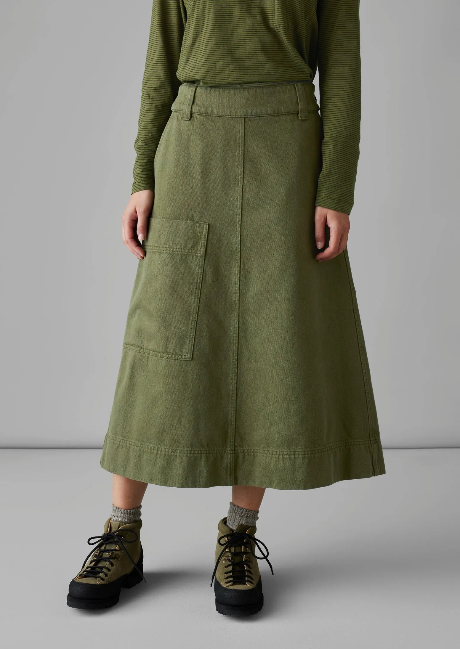 スカート Garment Dyed Skirt Garment Dyed Denim Skirt | Artichoke | Parallel