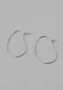 Helena Rohner Organic Hoop Earrings | Silver sold by TOAST