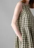 Gingham Linen Dress | Garden Green sold by TOAST