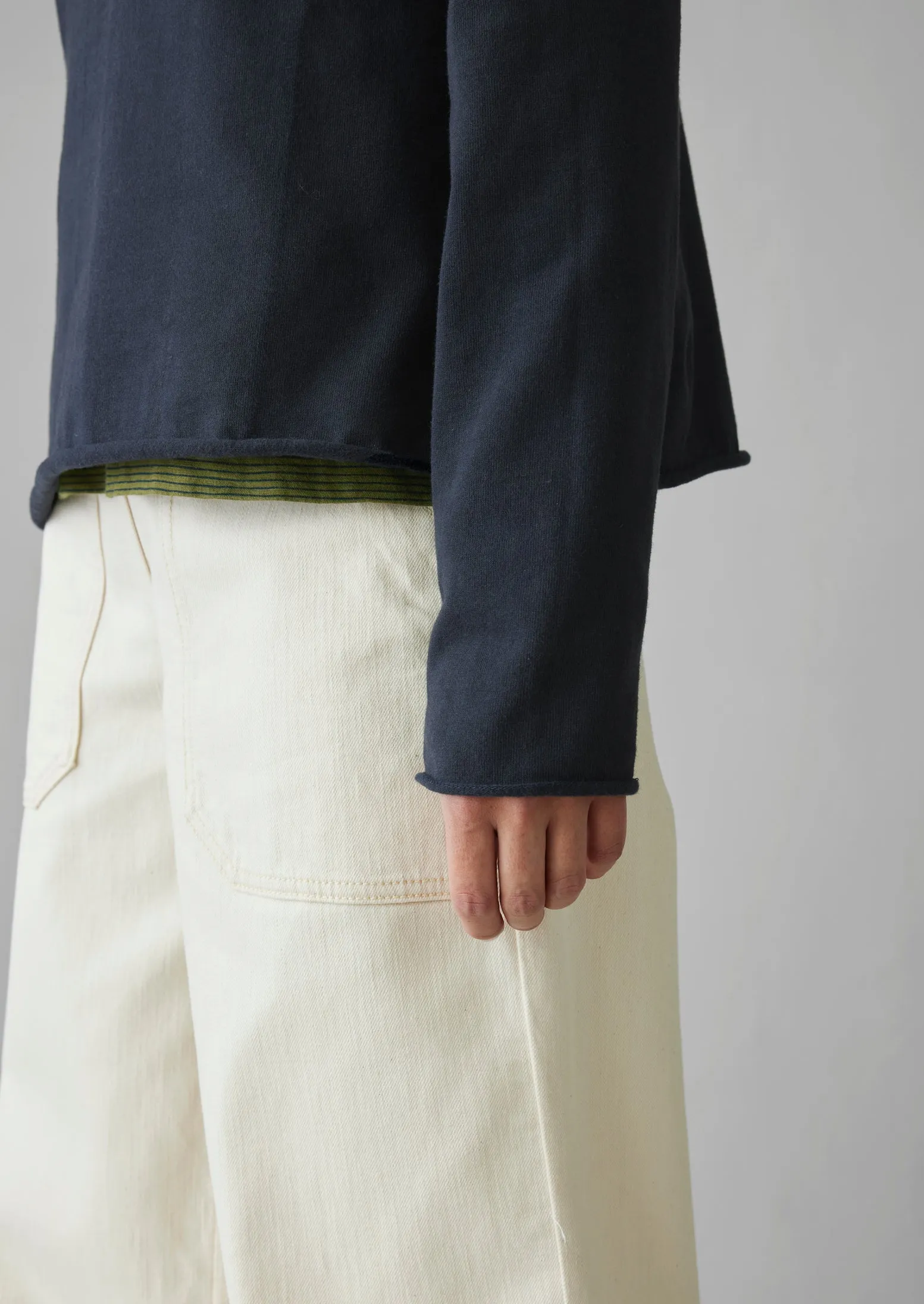 Heavy Cotton Rolled Edge Tee | Blue Graphite sold by TOAST product image thumbnail 3