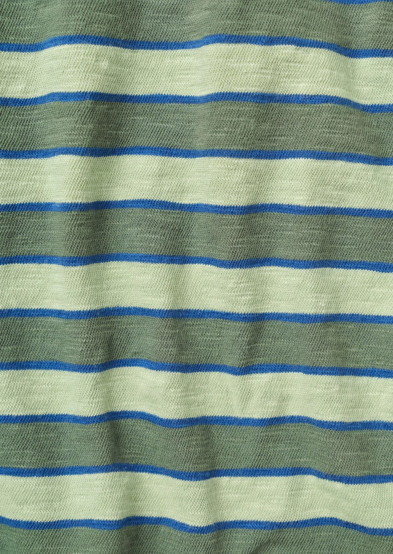 Theo Stripe Cotton Tee | Green Multi sold by TOAST product image thumbnail 5