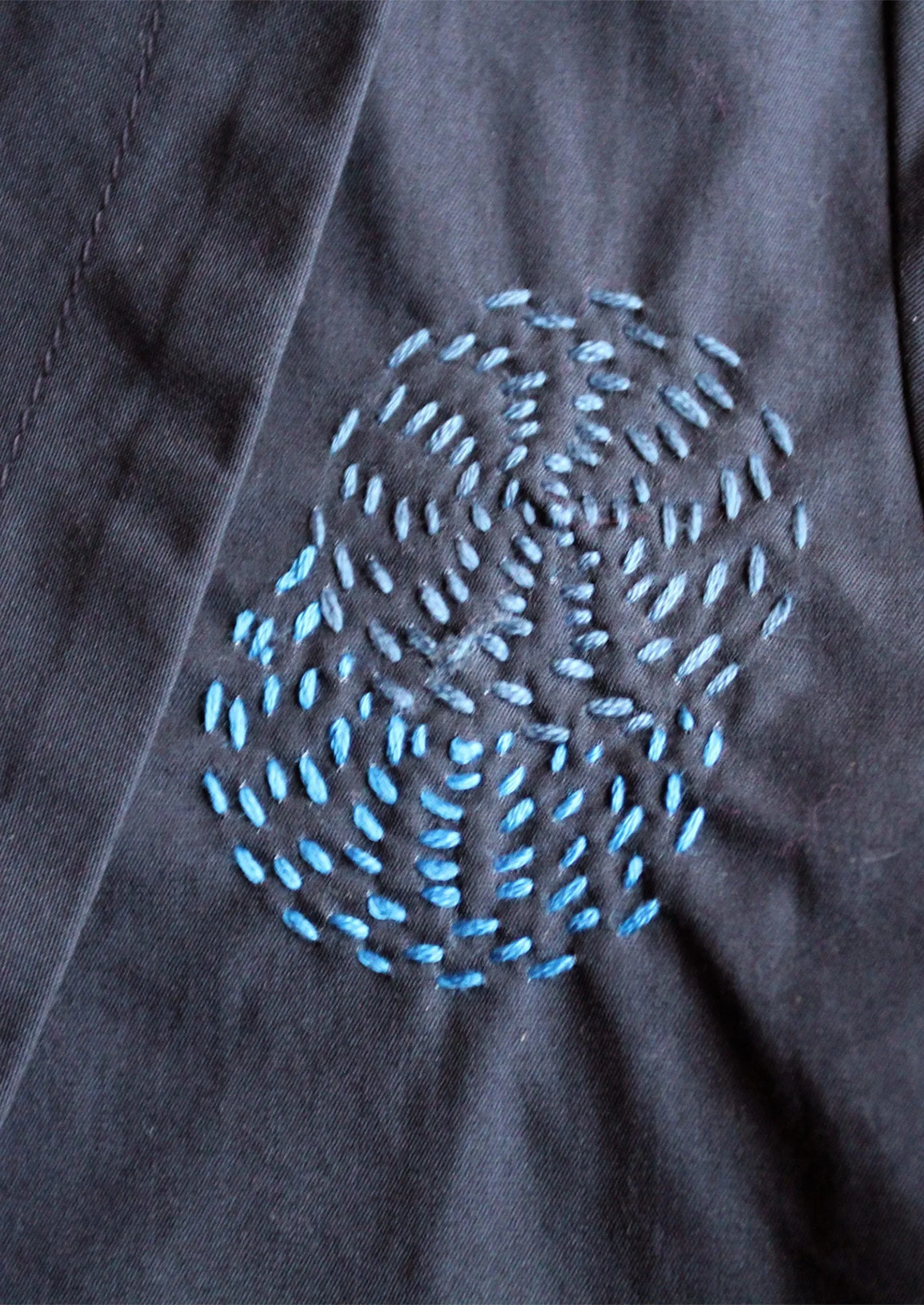 Renewed Dropped Collar Organic Poplin Shirt Size 8 | Slate sold by TOAST product image thumbnail 4