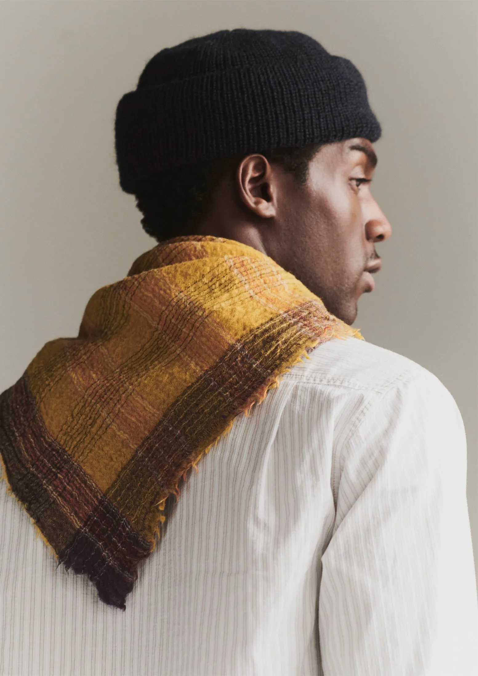 Stellar Hand Woven Scarf | Ochre sold by TOAST product image thumbnail 2