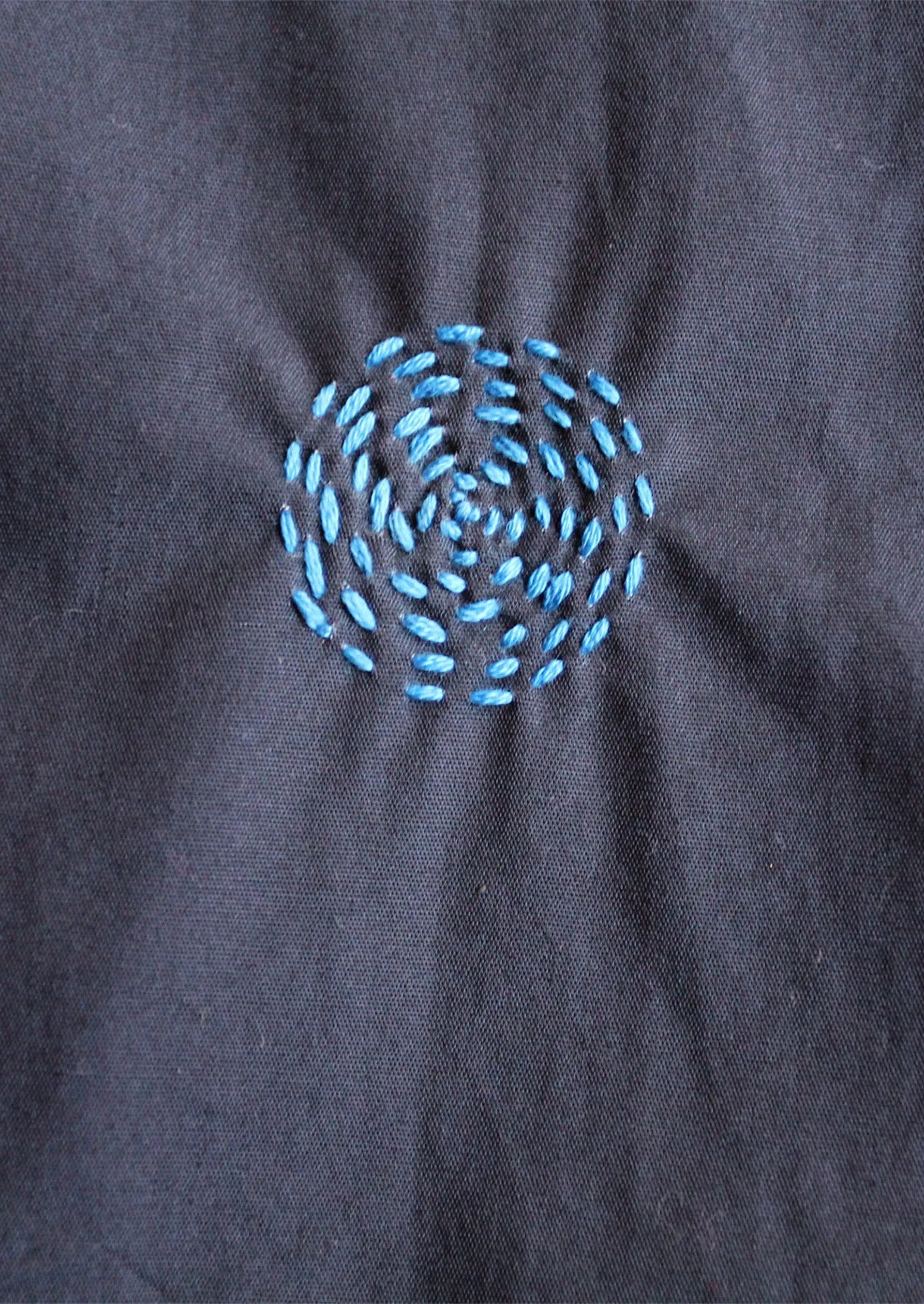 Renewed Dropped Collar Organic Poplin Shirt Size 8 | Slate sold by TOAST product image thumbnail 3