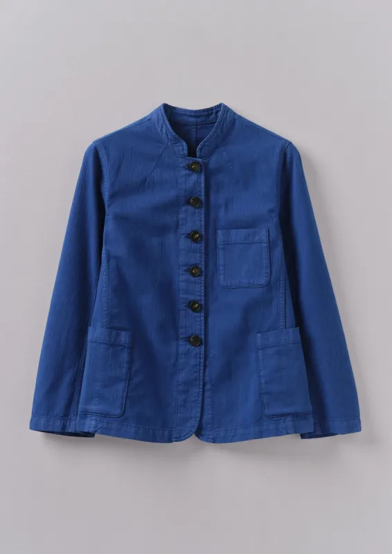 Cotton Herringbone Utility Jacket | Thistle sold by TOAST
