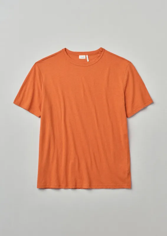 Theo Cotton Linen Short Sleeve Tee | Mango sold by TOAST