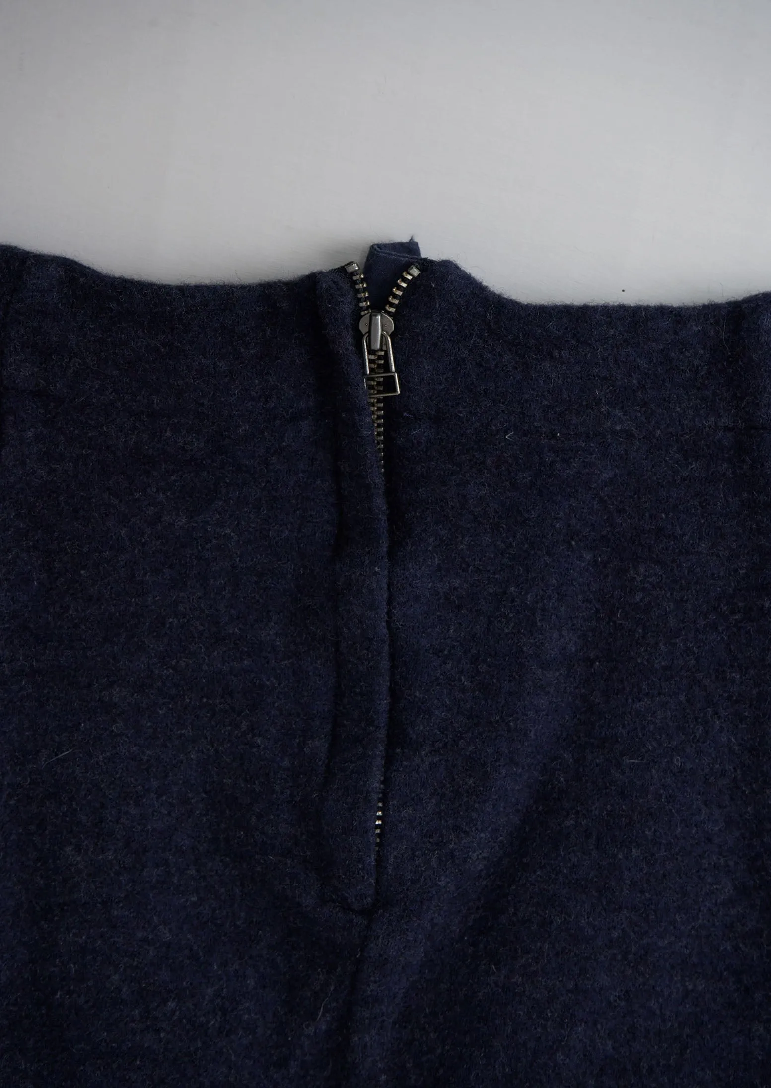 Reworn Wool Skirt Size 10 (016) | Navy sold by TOAST product image thumbnail 2
