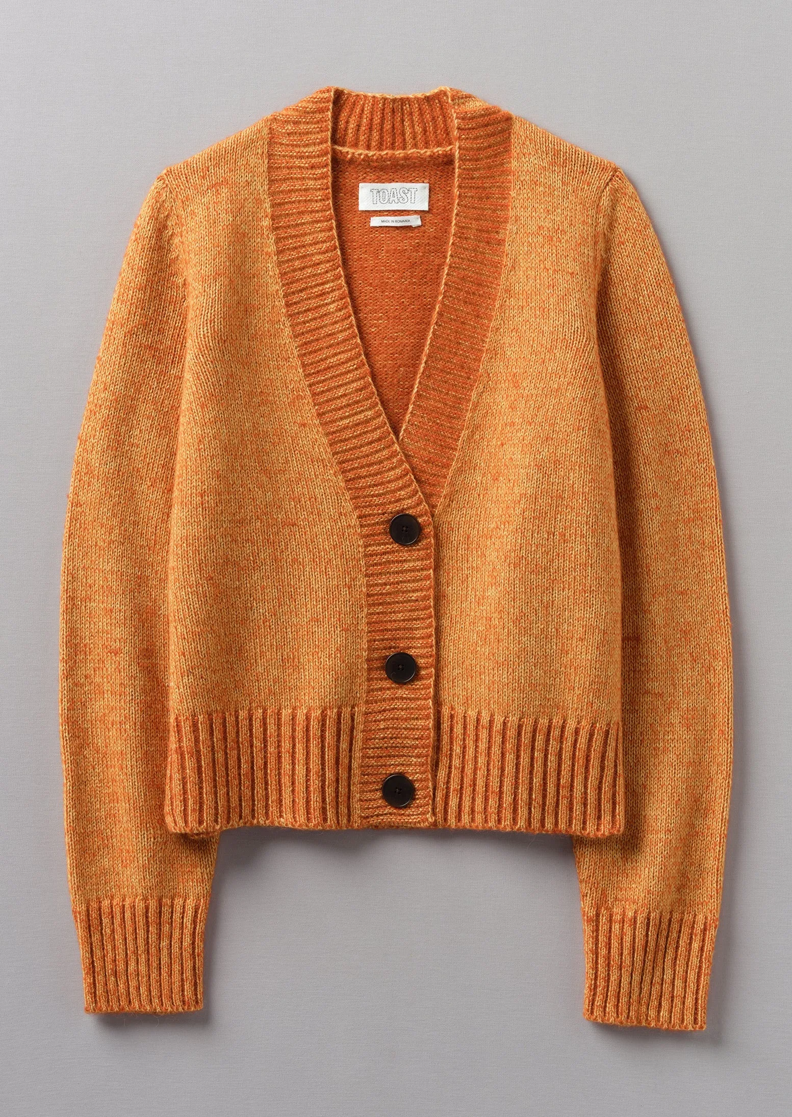 V-Neck Alpaca Blend Cardigan | Butternut Melange sold by TOAST