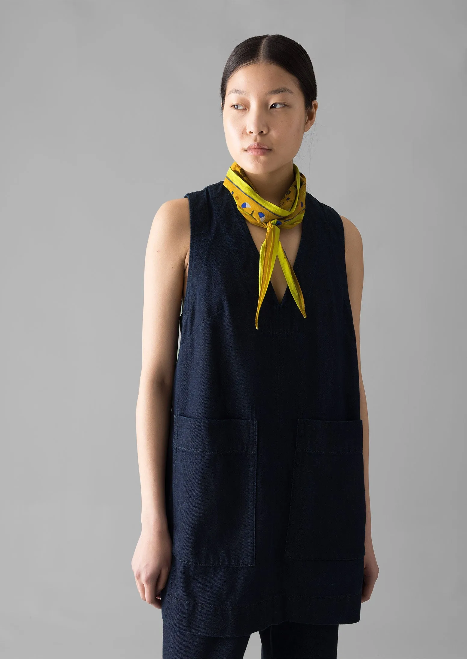 Indigo Denim Cotton Tunic | Indigo sold by TOAST product image thumbnail 3