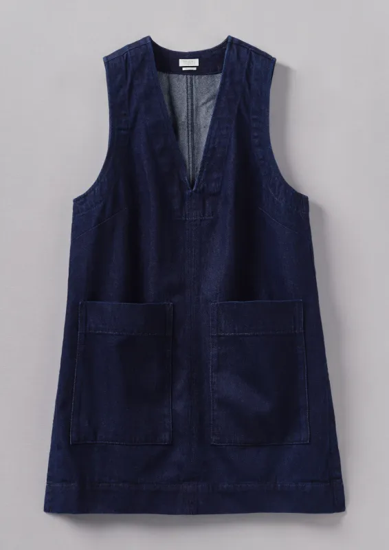 Indigo Denim Cotton Tunic | Indigo sold by TOAST
